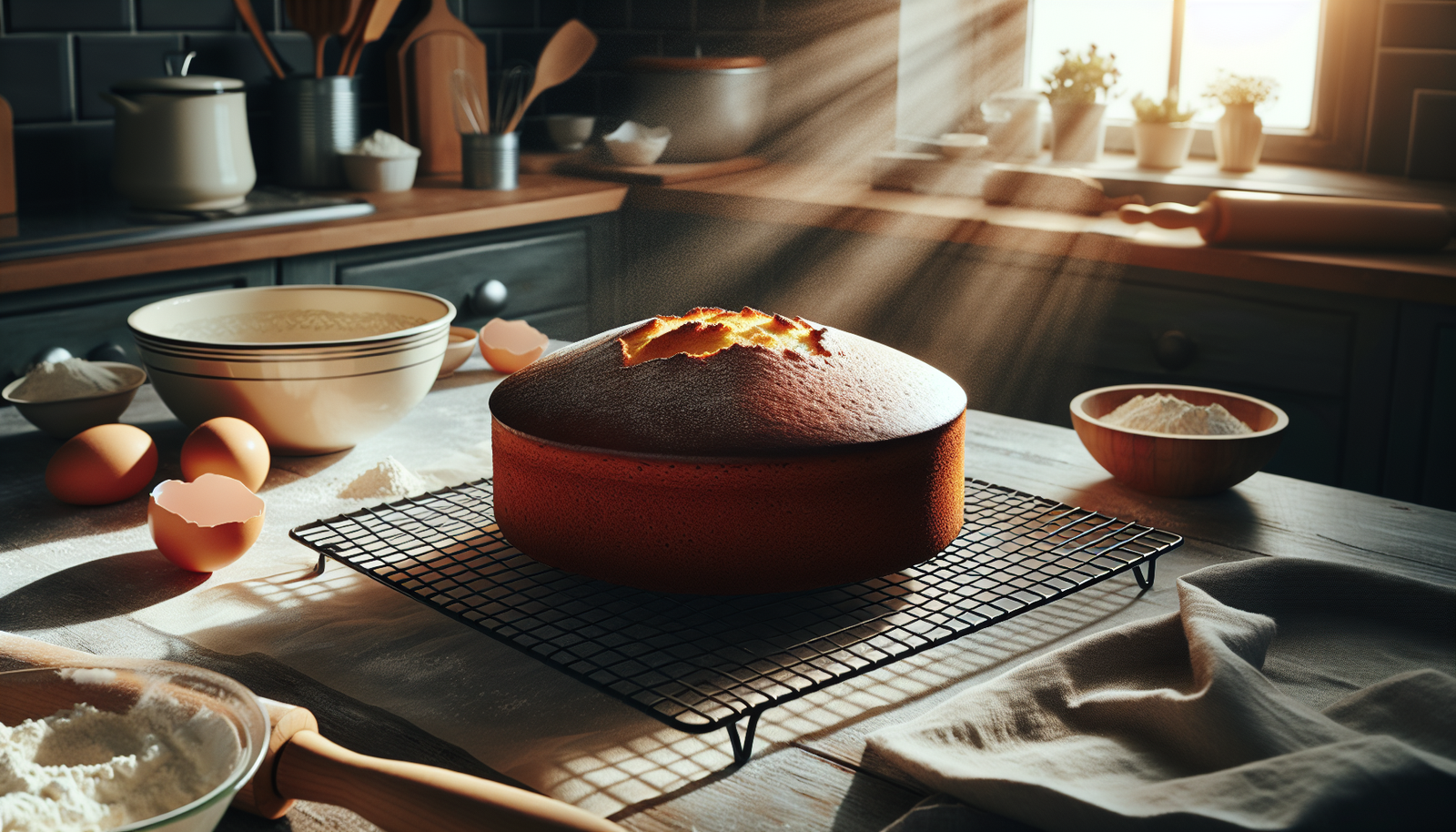 How to Prevent a Cake from Sinking in the Middle