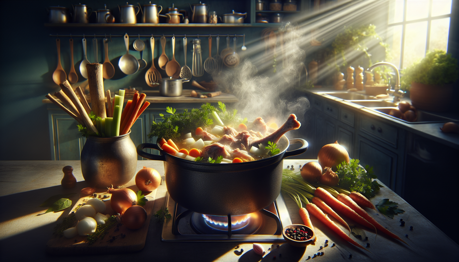 How to Make Chicken Stock for a Base in Many Recipes