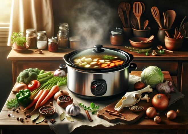 How to Use a Slow Cooker for Making Rich, Flavored Stocks