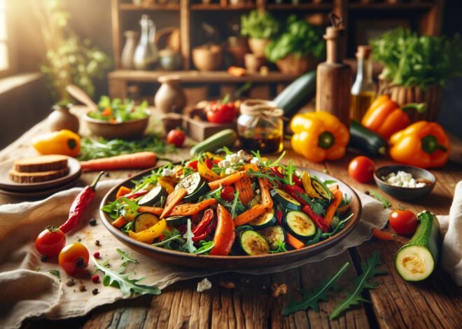 How to Make a Warm Salad with Roasted Vegetables