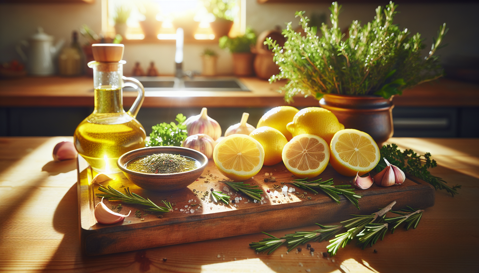 How to Make a Simple Lemon and Herb Marinade for Chicken