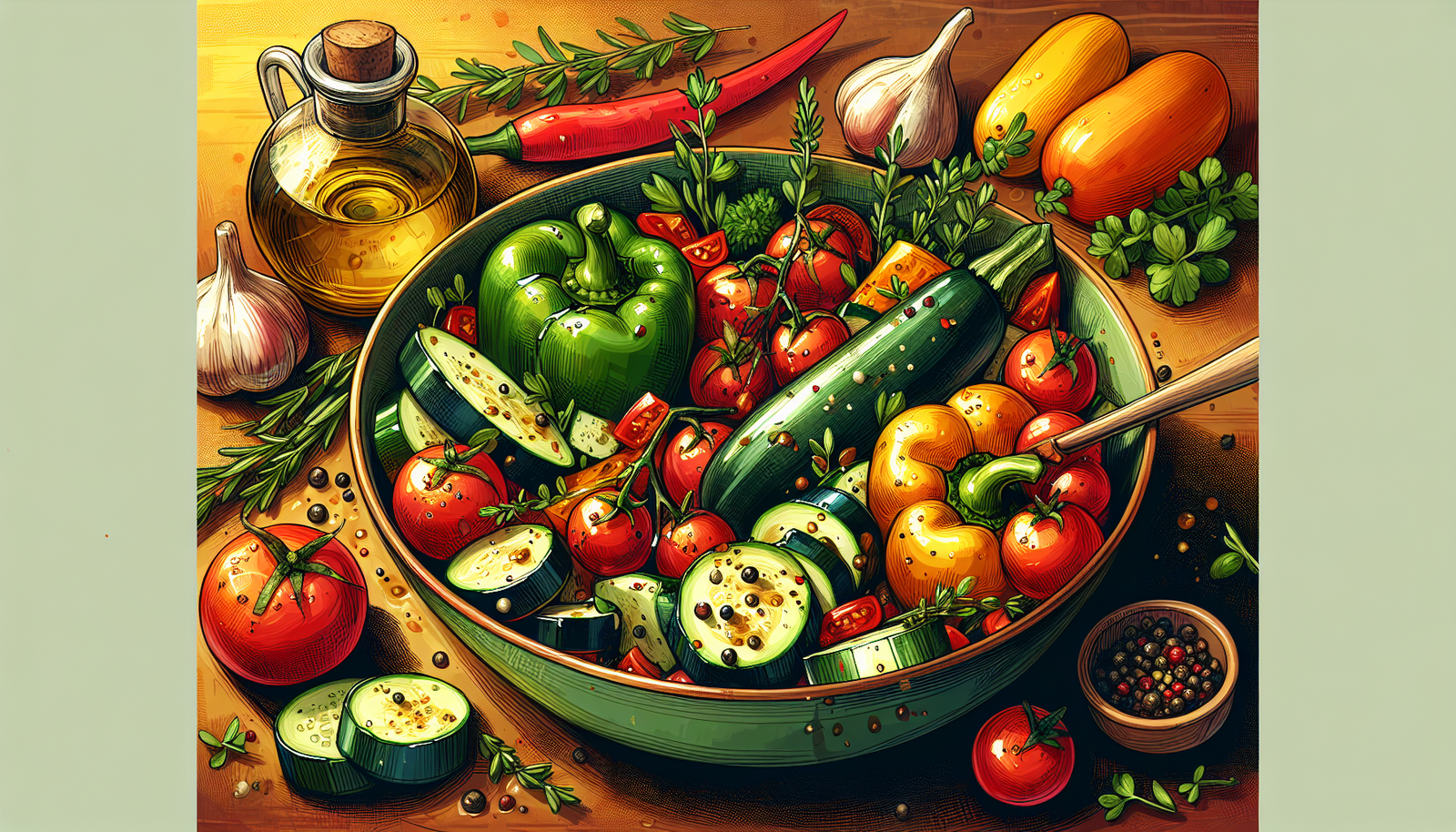 How to Marinate Vegetables Quickly for Roasting or Grilling
