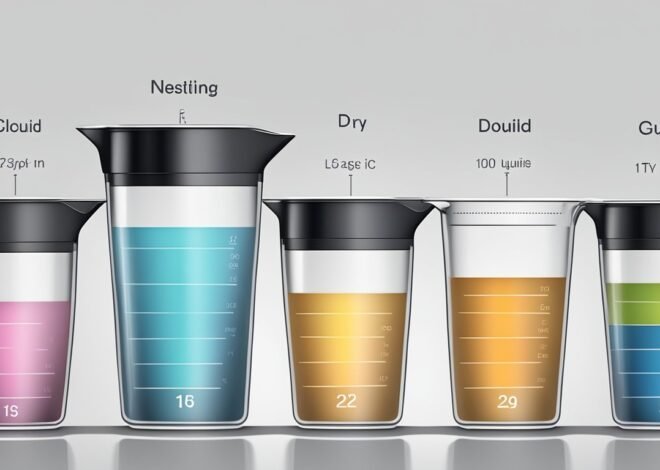 Types of Measuring Cups: Dry and Liquid Measuring Cups